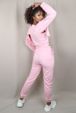 Pink Arm Warmer & Vest 3 Piece Loungewear Set