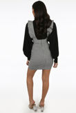 Monochrome Dogtooth Pinafore Dress