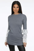 Mix pack Layered Lace Bell Sleeve Jumper