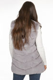 Grey Layer Fur Gilet