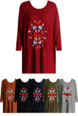 Contrast Flower Embroidered Knitted Jumper - Mix Colours Pack
