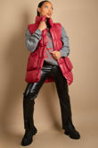 Red Shiny Puffer Gilet