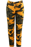 Camouflage Button Up Jogger Pants