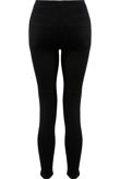 Black Exposed Zipper Skinny Jeans