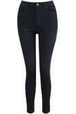Navy Denim High Waist Skinny Jeans
