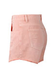 Pink Washed Denim Ripped Shorts
