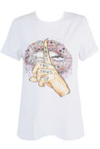SHUT THE F@#% UP Slogan Round Neck T Shirt