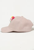 Pink Balloon Bucket Suede Caps