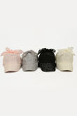 Bow Top Lace Cap With Embellished Detail in Cream