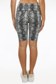 Grey Reptile Print Knee Length Trouser