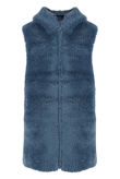 Blue Borg Reversible Faux Shearling Gilet