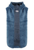 Blue Borg Reversible Faux Shearling Gilet