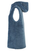 Blue Borg Reversible Faux Shearling Gilet