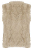 Cream Ostrich Feather Gilet