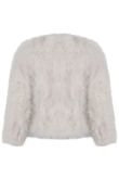 Ostrich Feather Jacket In White