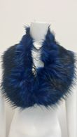 Blue Colour Faux Fur Collars