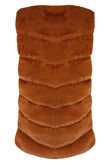 Rust Layer Fur Gilet