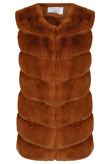 Rust Layer Fur Gilet