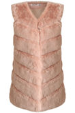 Layered Faux Fur Gilet