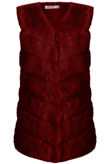 Wine Layer Fur Gilet
