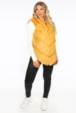 Mustard Luxury Faux Fur Gilet