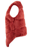 Wine Luxury Faux Fur Gilet