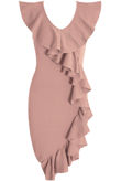 Frilled Asymmetric Bodycon Dress - Mix Pack