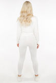 White Knitted trousers