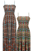 Strappy Elasticated Bust Maxi Dress Mix pack
