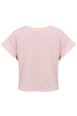 Pink British Flag Cropped T-Shirts