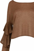 Layered Sleeve Metallic Jumpers