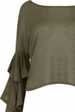Layered Sleeve Metallic Jumpers