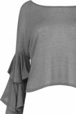 Layered Sleeve Metallic Jumpers