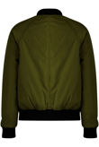Khaki Cargo Pockets Bomber Jacket 