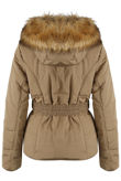 Natural Fur Hood Parka Jacket