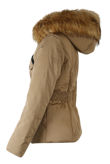 Natural Fur Hood Parka Jacket