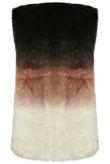 Multi Colours Faux Fur Gilet