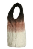 Multi Colours Faux Fur Gilet