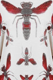 Honey Bee Print Stud Detailed Baggy Tops