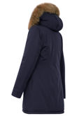 Fur Collar Parka Navy Coat