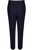 Navy Tailored Cropped Pants