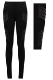 Black Thigh PVC Stretch Pants