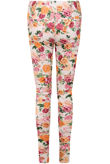 Floral Print Back Pocketed Jeggings