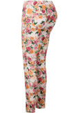 Floral Print Back Pocketed Jeggings