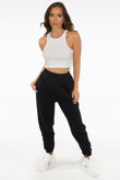 Black Elasticated Waist Joggers