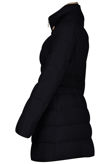 Navy Padded High Neck Puffer Jacket