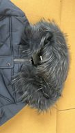 Navy Fur Hood Parka Jacket