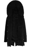 Fur Lined Parka Coat