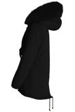 Fur Lined Parka Coat