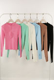 Mix pack Knitted Top With Zip